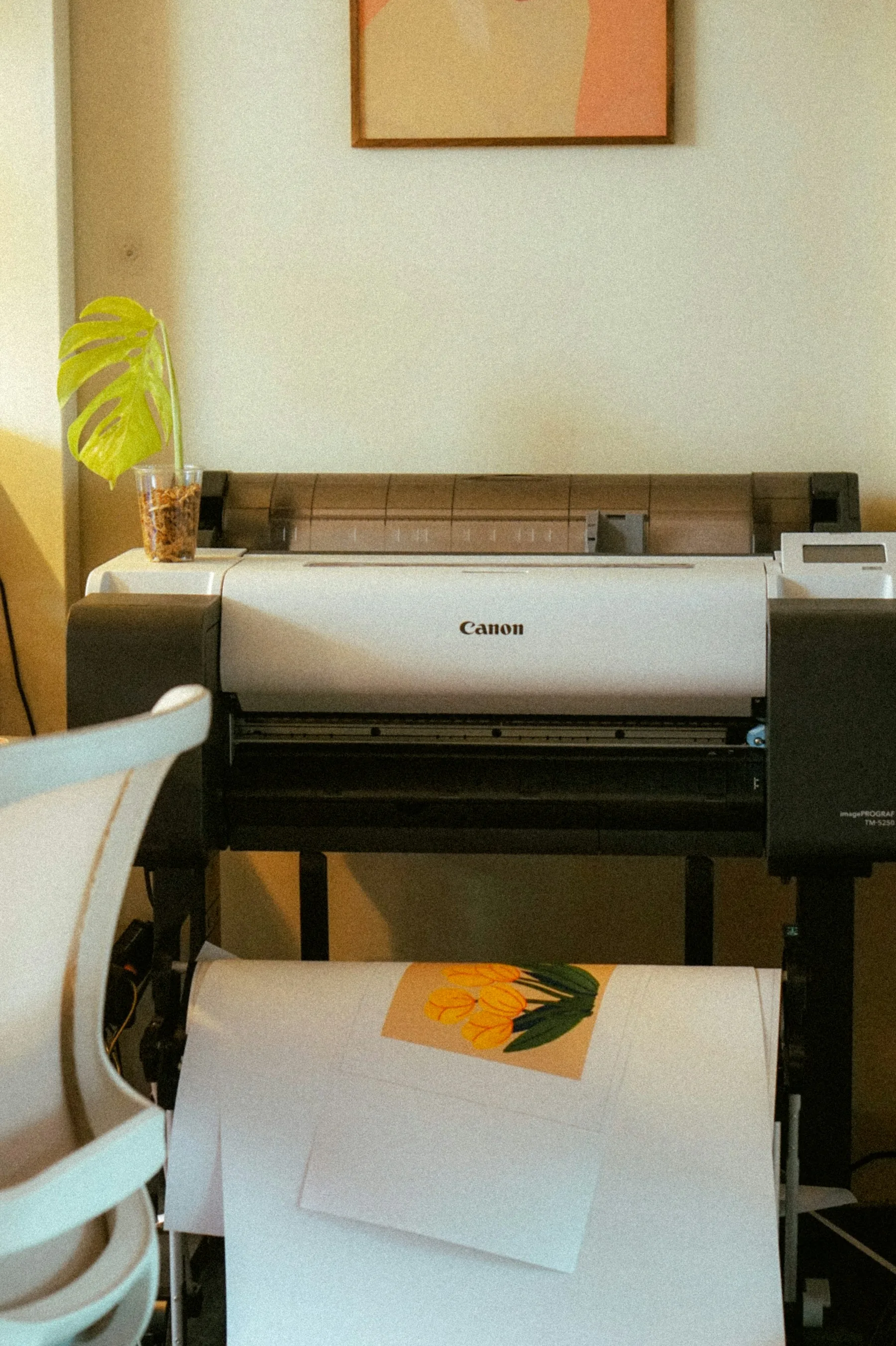 Imprimante grand format en production